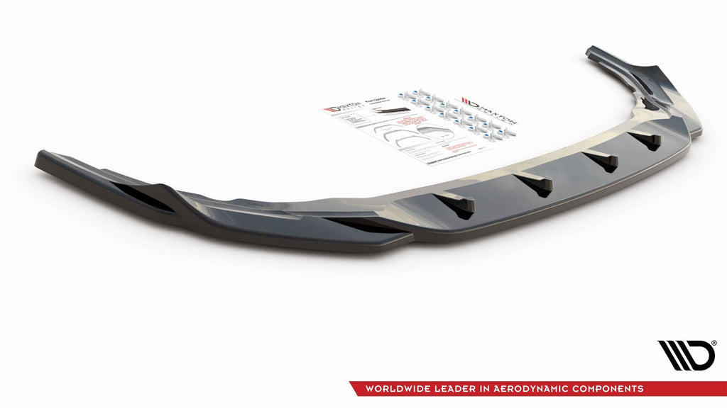 Prelungire splitter bara fata Volkswagen Golf R Mk8 2020- v22 - Maxton Design