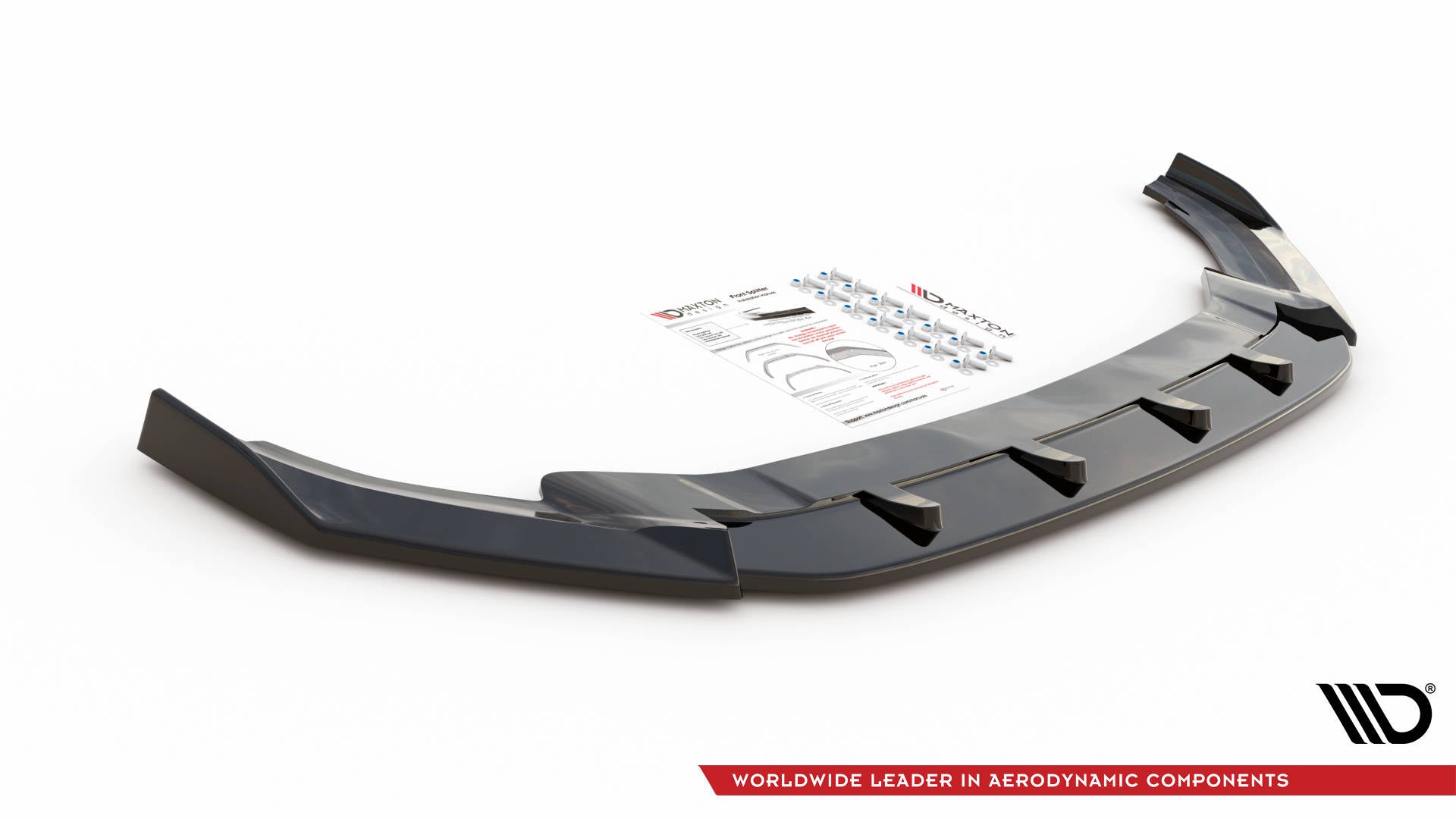 Prelungire splitter bara fata Volkswagen Golf 7 R 2013-2016 v25 - Maxton Design