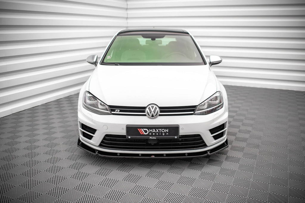 Prelungire splitter bara fata Volkswagen Golf 7 R 2013-2016 v25 - Maxton Design