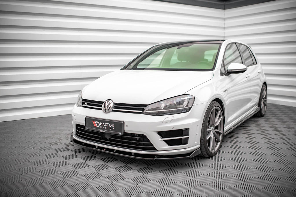 Prelungire splitter bara fata Volkswagen Golf 7 R 2013-2016 v25 - Maxton Design