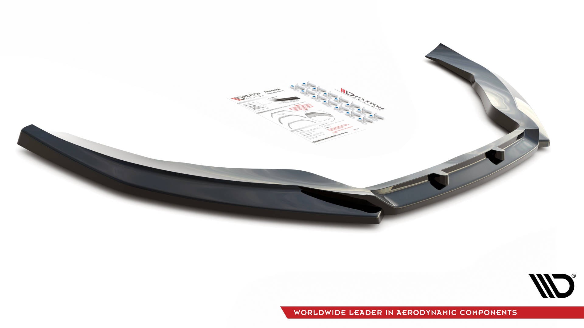 Prelungire splitter bara fata Volkswagen Passat CC 2008-2012 v6 - Maxton Design