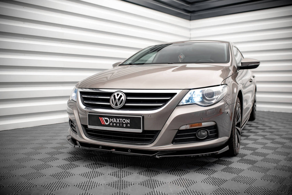 Prelungire splitter bara fata Volkswagen Passat CC 2008-2012 v6 - Maxton Design