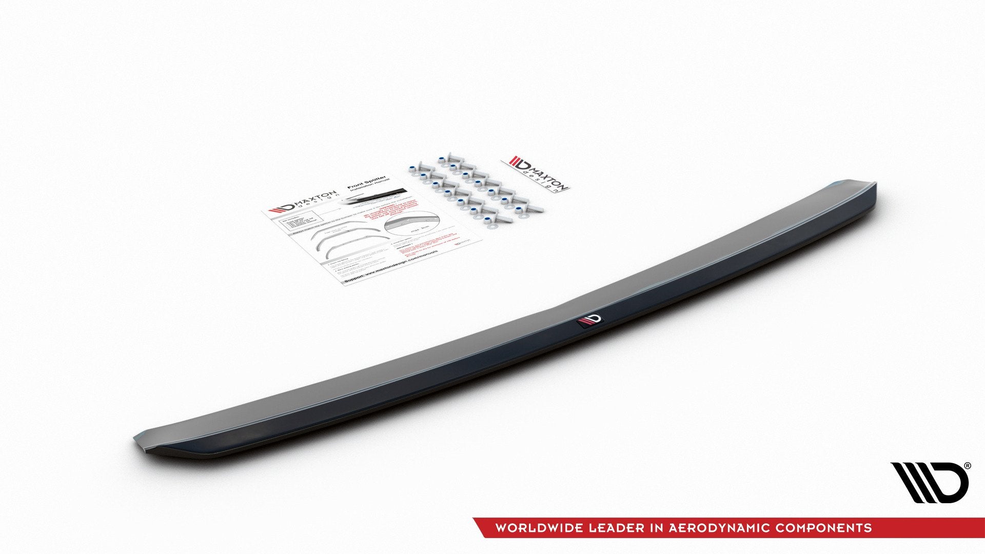 Prelungire splitter bara fata Volkswagen Polo Mk6 GTI 2017- v13 - Maxton Design
