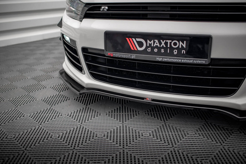 Prelungire splitter bara fata Volkswagen Scirocco R Mk3 2008-2014 v14 - Maxton Design