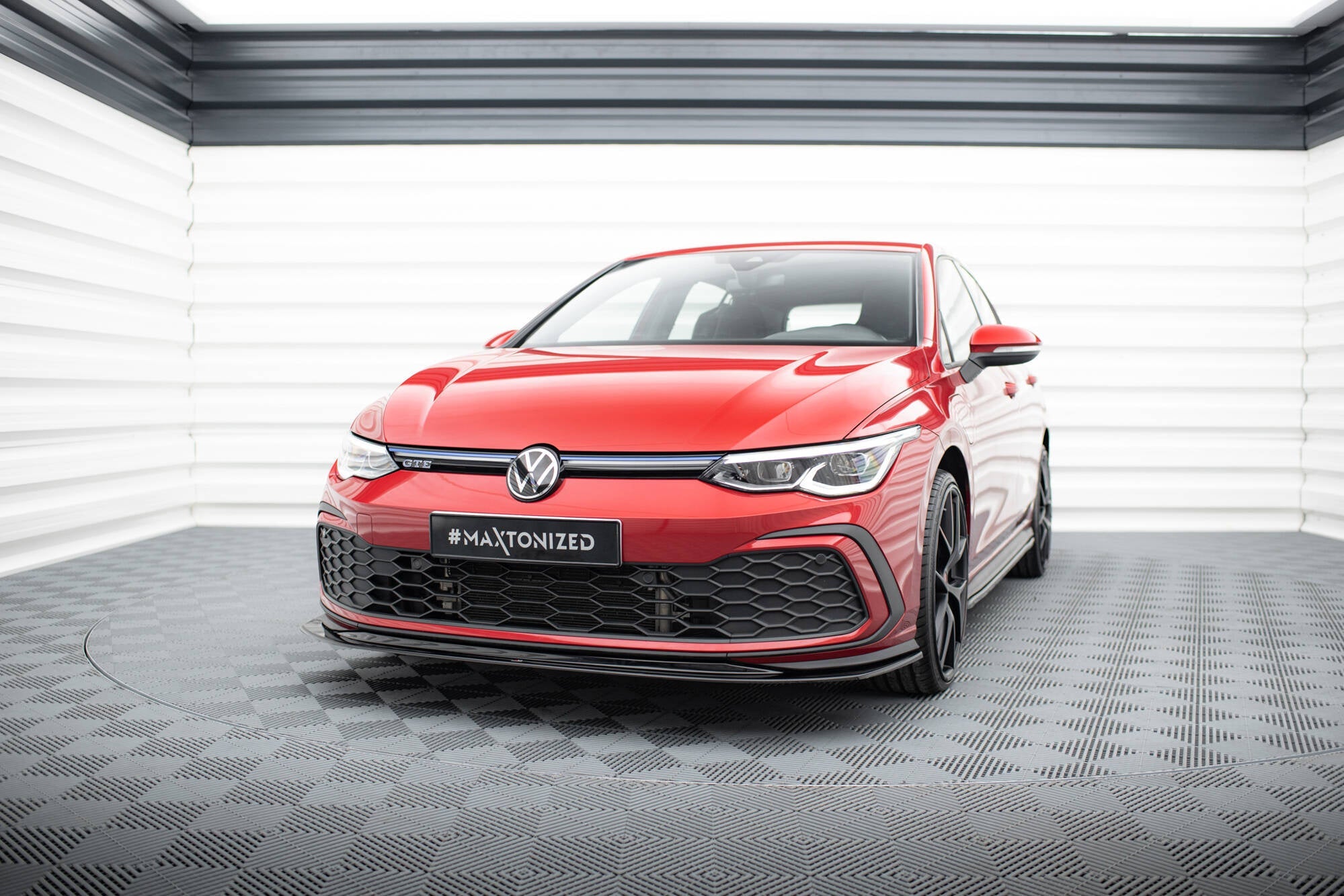 Prelungire splitter bara fata Volkswagen Golf 8 GTI 2020- v7 - Maxton Design