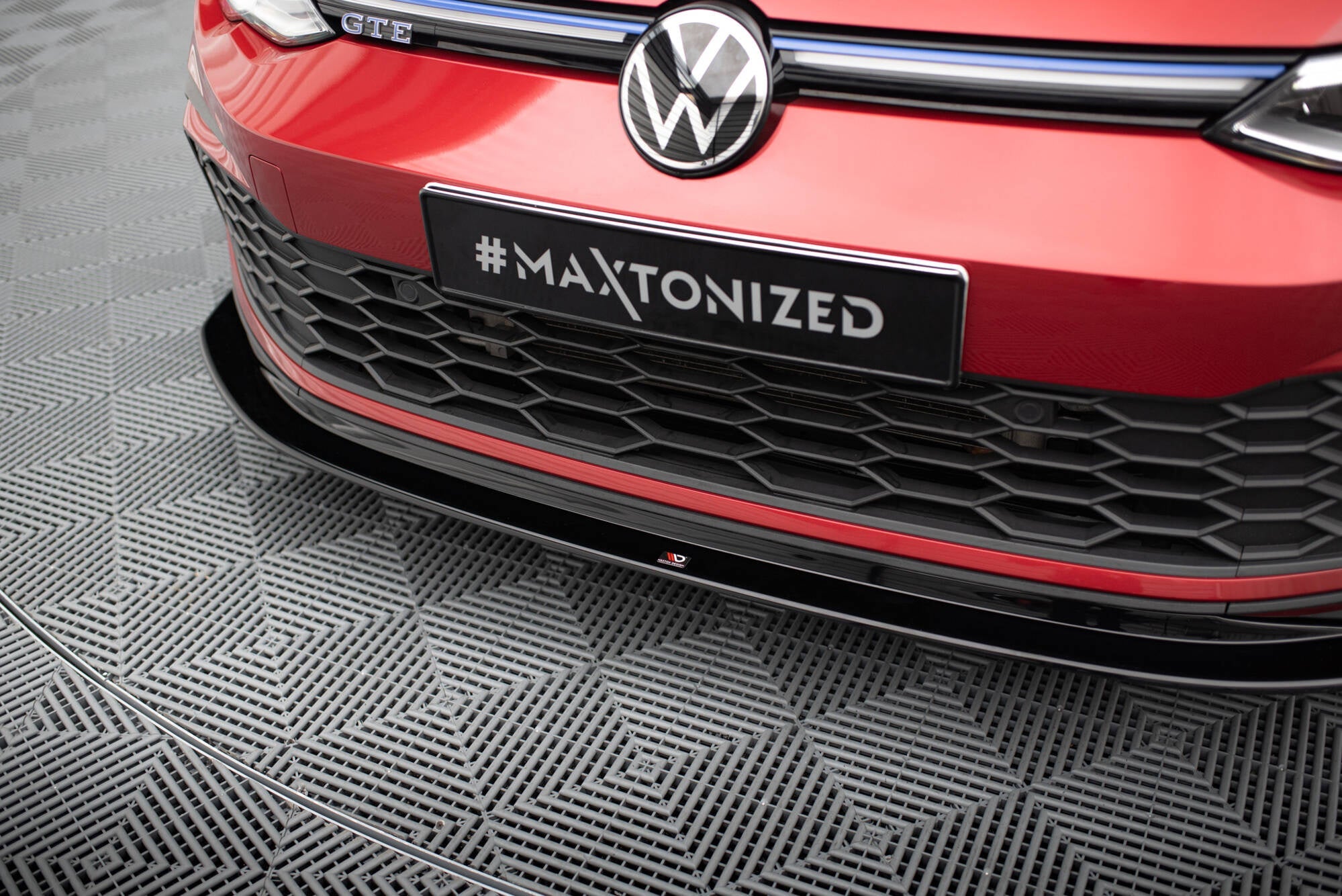 Prelungire splitter bara fata Volkswagen Golf 8 GTI 2020- v7 - Maxton Design