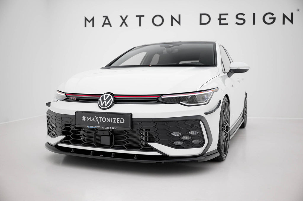 Prelungire splitter bara fata Volkswagen Golf GTI / GTE / R-Line Mk8 Facelift 2024- v38 - Maxton Design