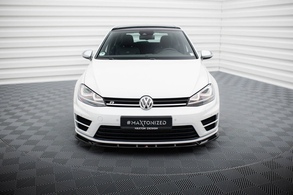 Prelungire splitter bara fata Volkswagen Golf R Mk7 2013-2016 v34 - Maxton Design