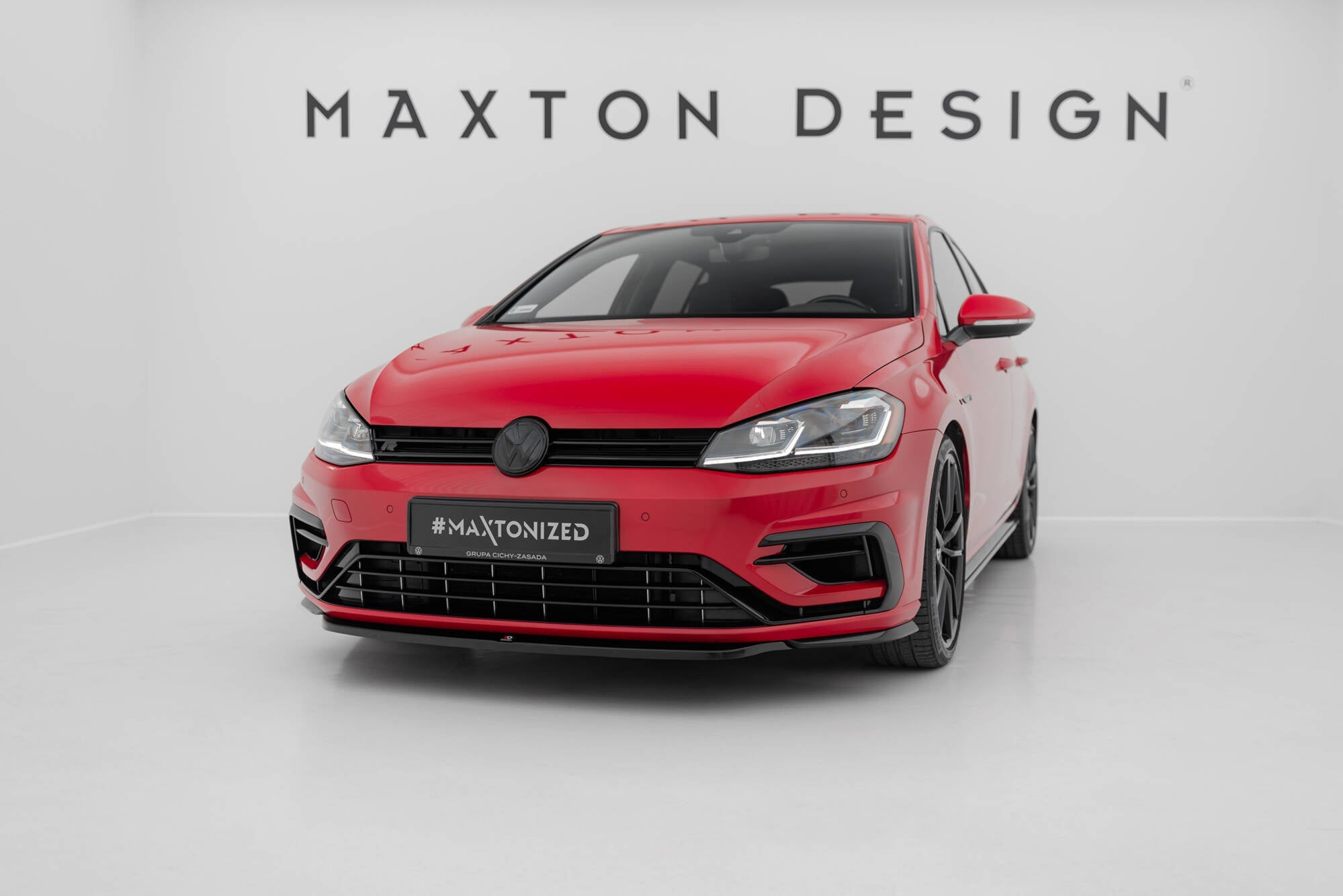 Prelungire splitter bara fata Volkswagen Golf 7 R Facelift 2017- v18 - Maxton Design