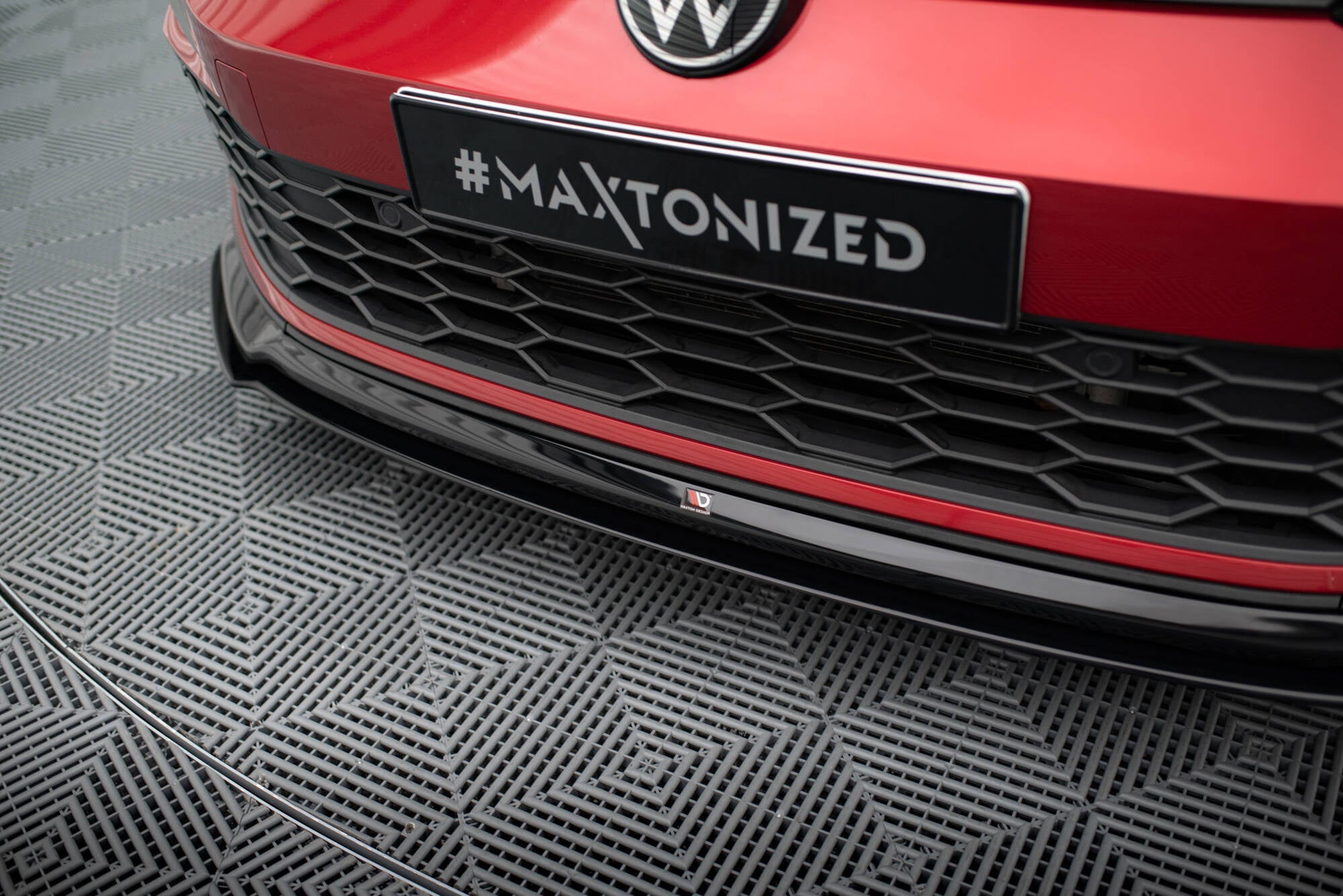 Prelungire splitter bara fata Volkswagen Golf GTI Mk8 2019- v28 - Maxton Design