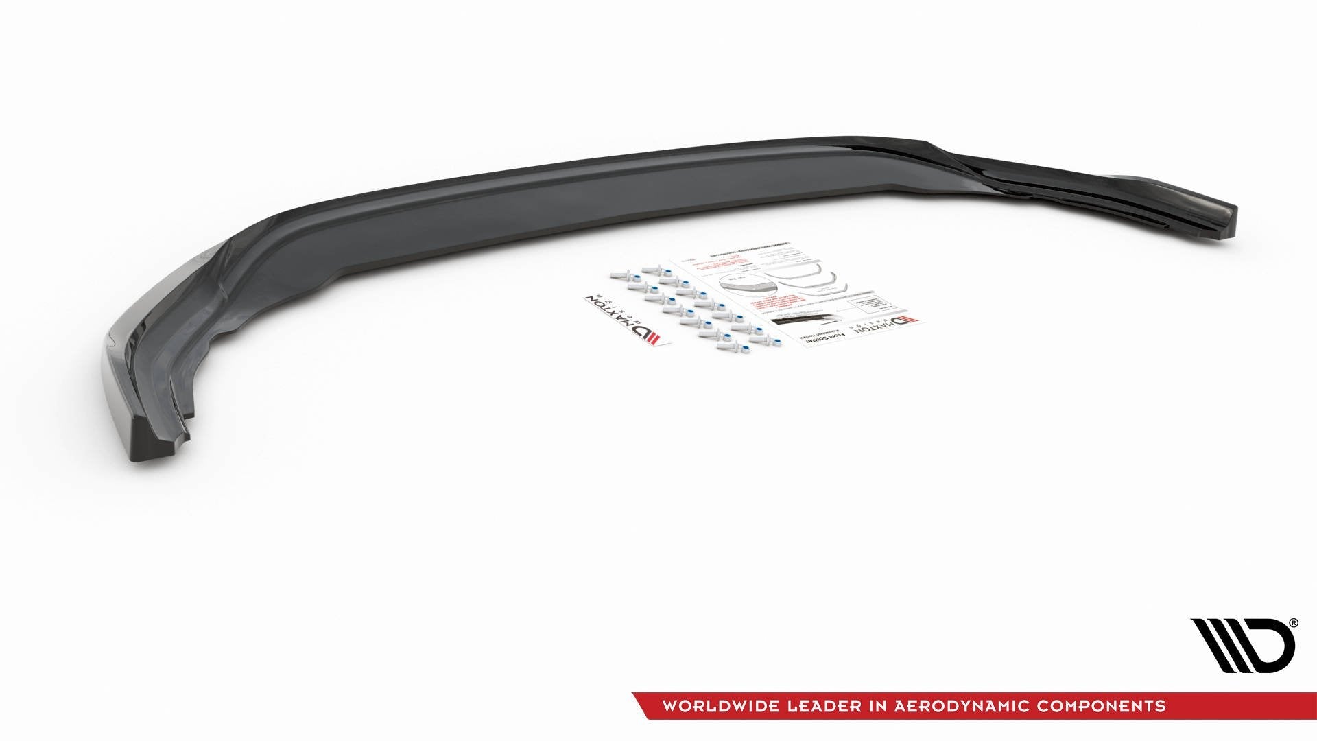 Prelungire splitter bara fata Volkswagen Golf R Mk8 2020- v24 - Maxton Design