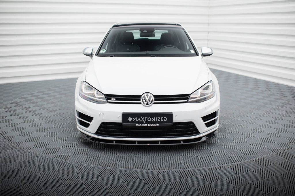 Prelungire splitter bara fata Volkswagen Golf R Mk7 2013-2016 v36 - Maxton Design