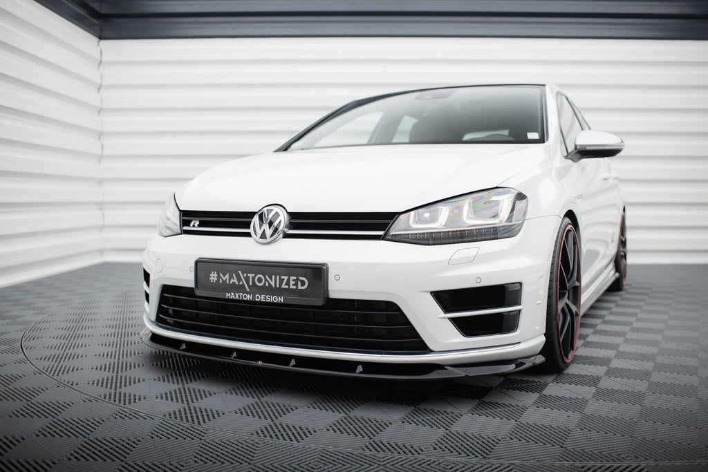 Prelungire splitter bara fata Volkswagen Golf R Mk7 2013-2016 v36 - Maxton Design