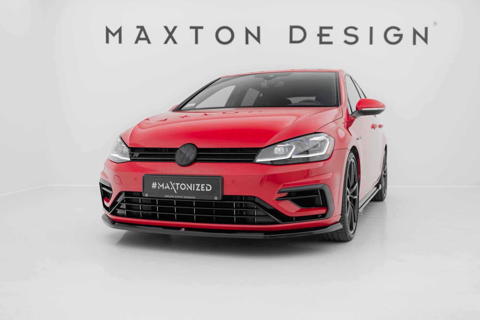 Prelungire splitter bara fata Volkswagen Golf 7 R Facelift 2017- v19 - Maxton Design