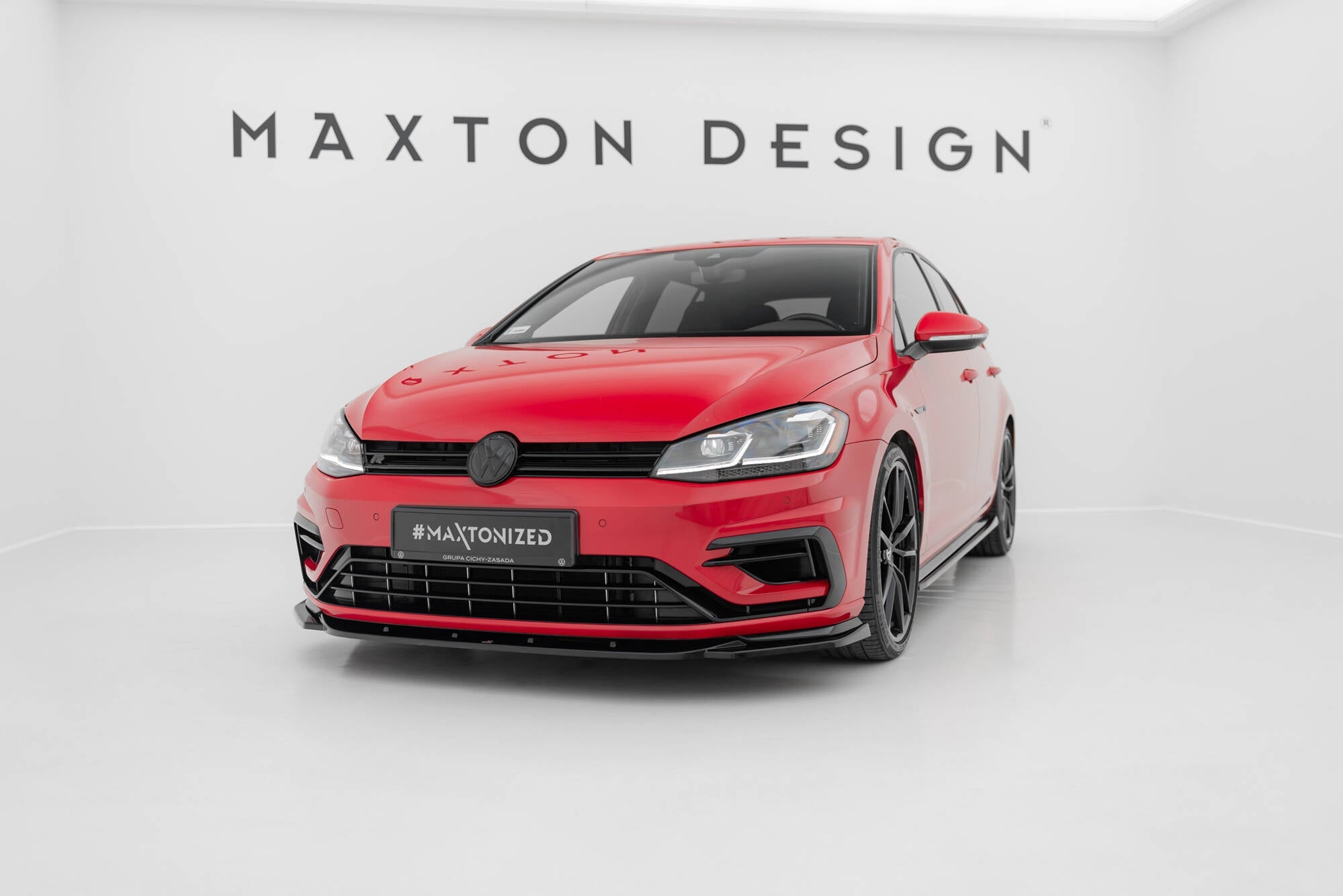 Prelungire splitter bara fata Volkswagen Golf 7 R Facelift 2017-2020 v15 - Maxton Design