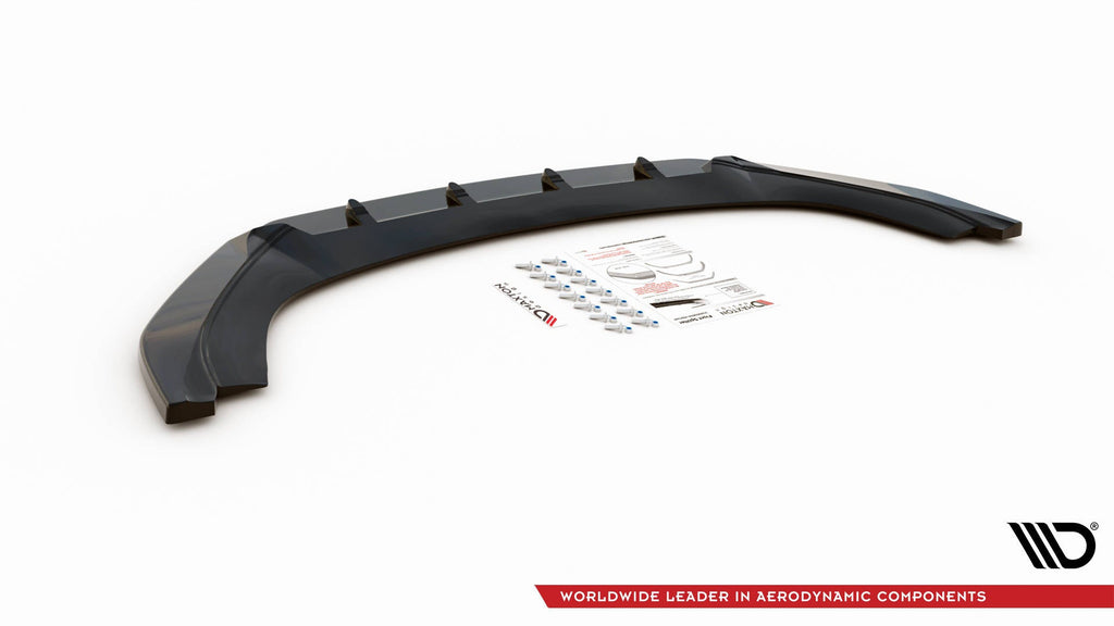 Prelungire splitter bara fata Volkswagen Caddy Mk3 Facelift 2010-2015 v1 - Maxton Design