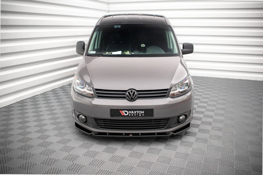 Prelungire splitter bara fata Volkswagen Caddy Mk3 Facelift 2010-2015 v1 - Maxton Design