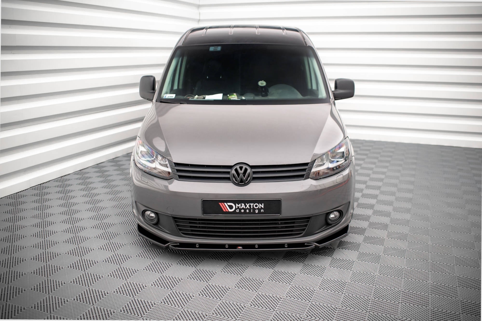 Prelungire splitter bara fata Volkswagen Caddy Mk3 Facelift 2010-2015 v1 - Maxton Design