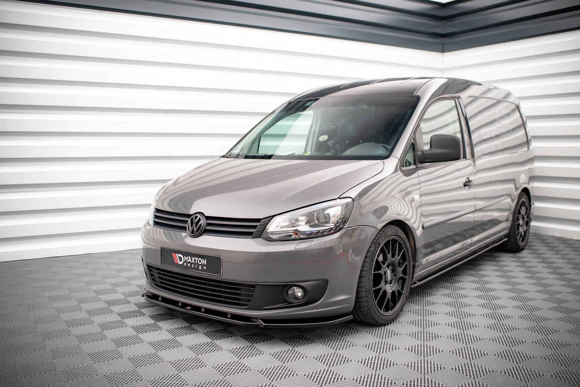 Prelungire splitter bara fata Volkswagen Caddy Mk3 Facelift 2010-2015 v1 - Maxton Design