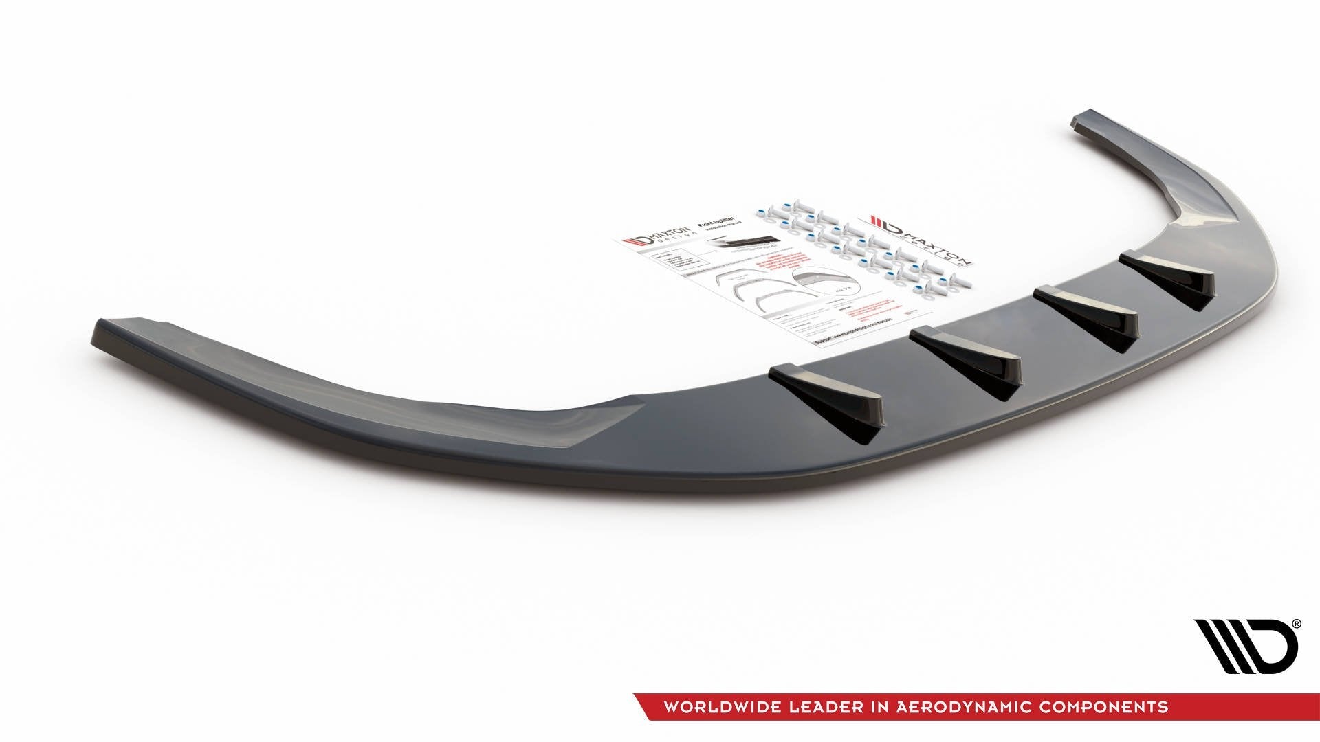 Prelungire splitter bara fata Volkswagen Golf 8 GTI 2020- v3 - Maxton Design