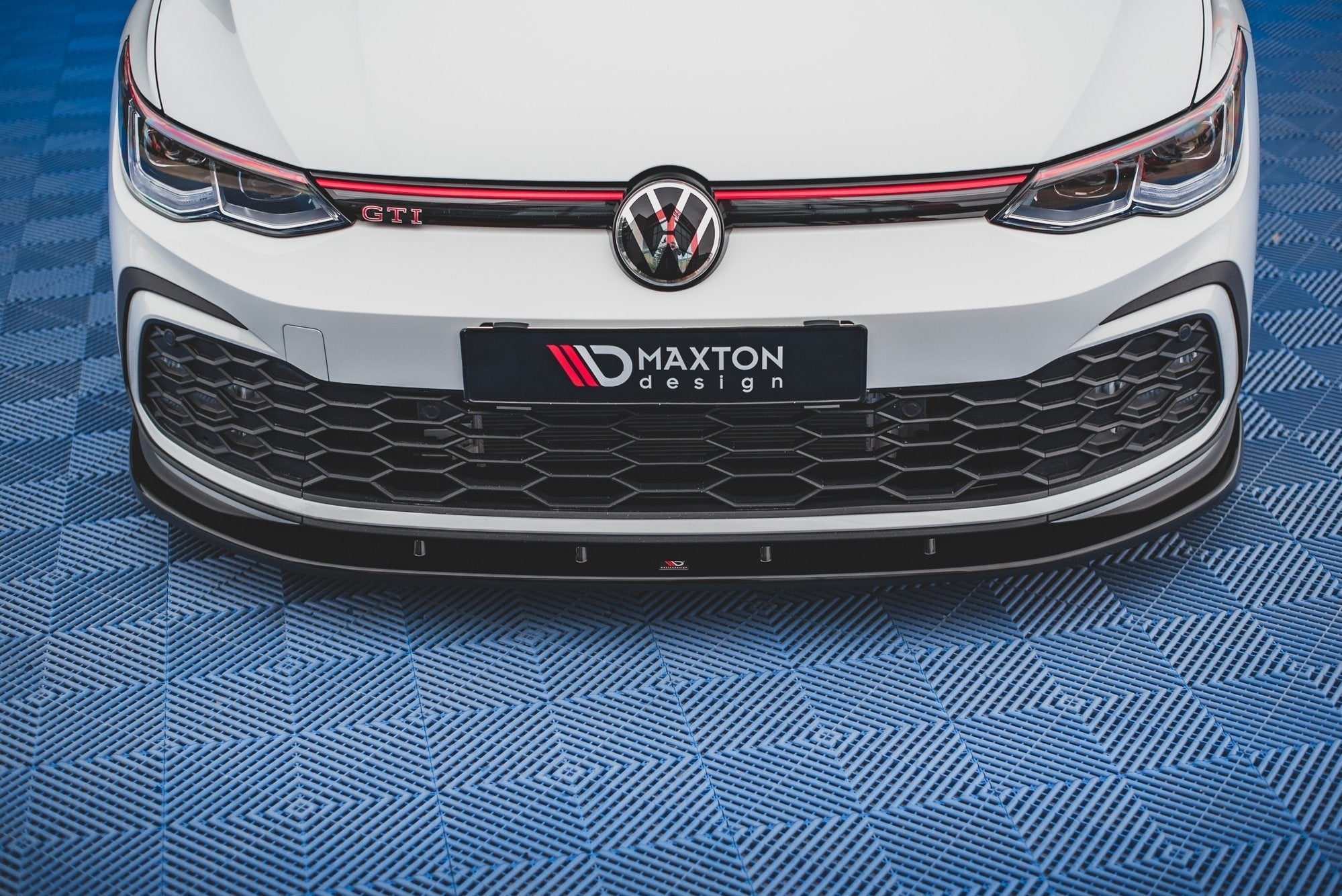 Prelungire splitter bara fata Volkswagen Golf 8 GTI 2020- v3 - Maxton Design