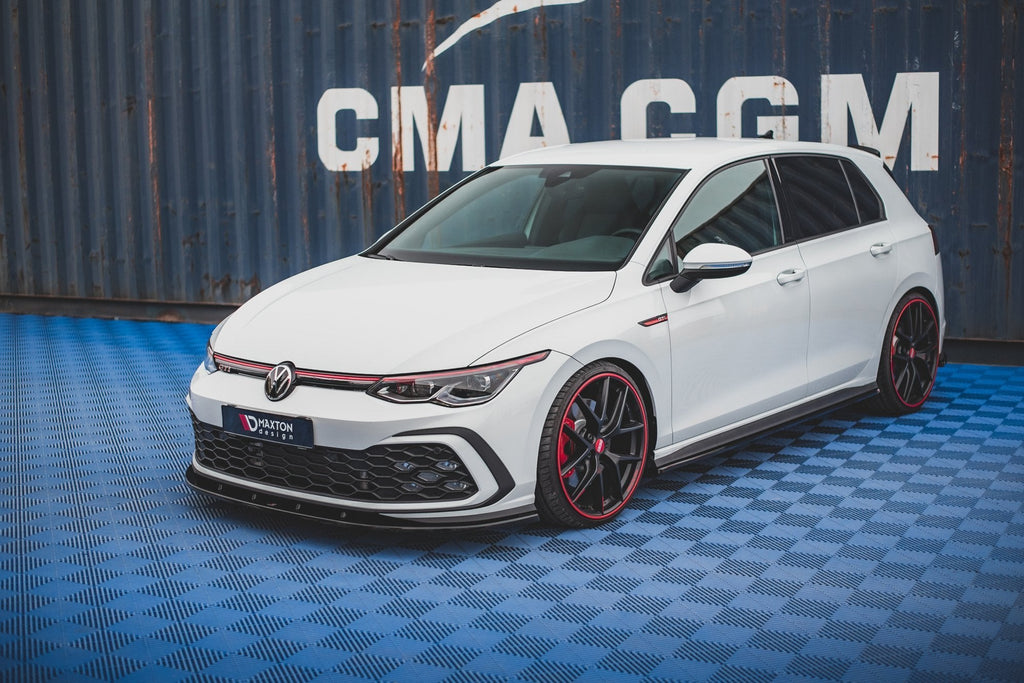 Prelungire splitter bara fata Volkswagen Golf 8 GTI 2020- v3 - Maxton Design