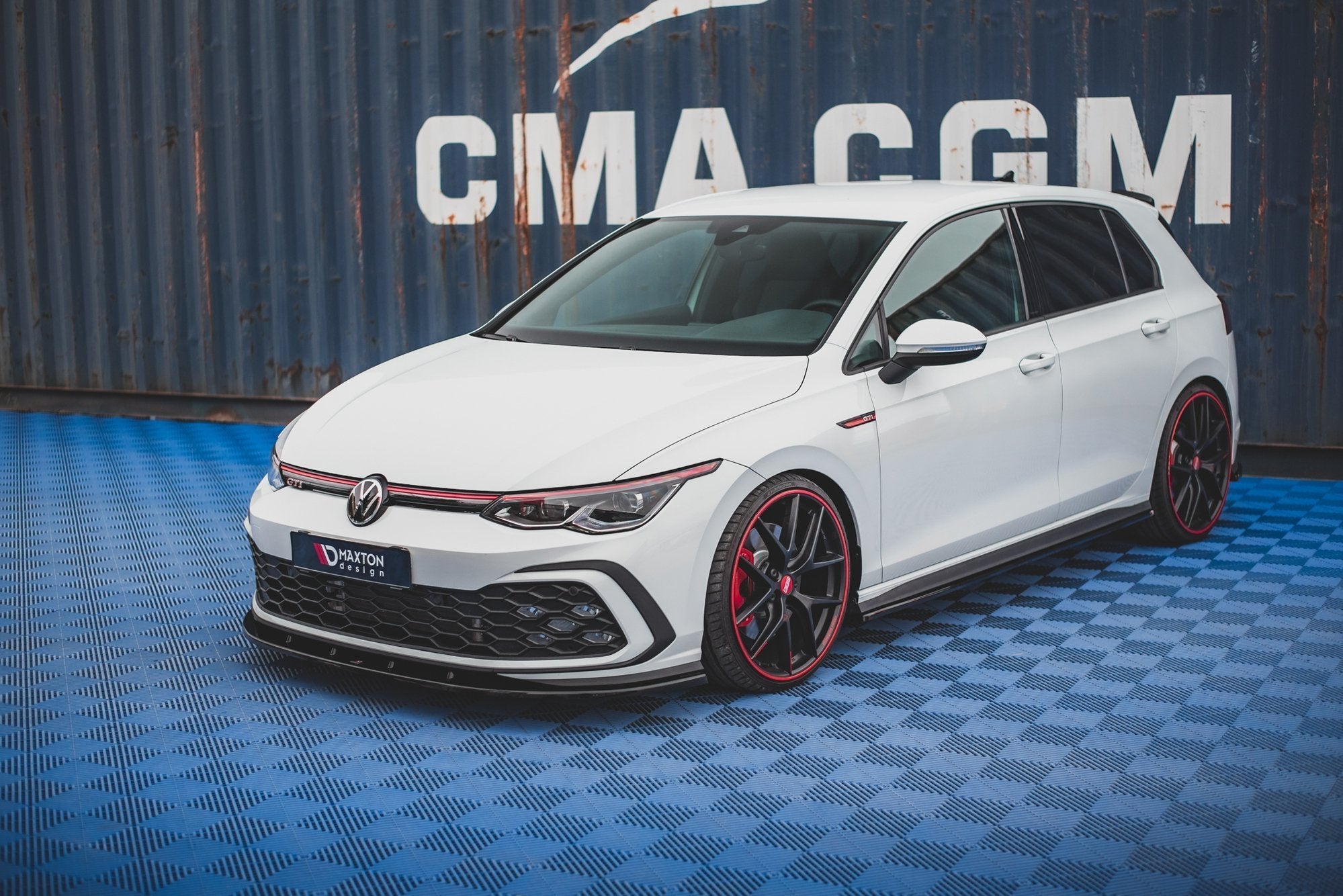 Prelungire splitter bara fata Volkswagen Golf 8 GTI 2020- v3 - Maxton Design