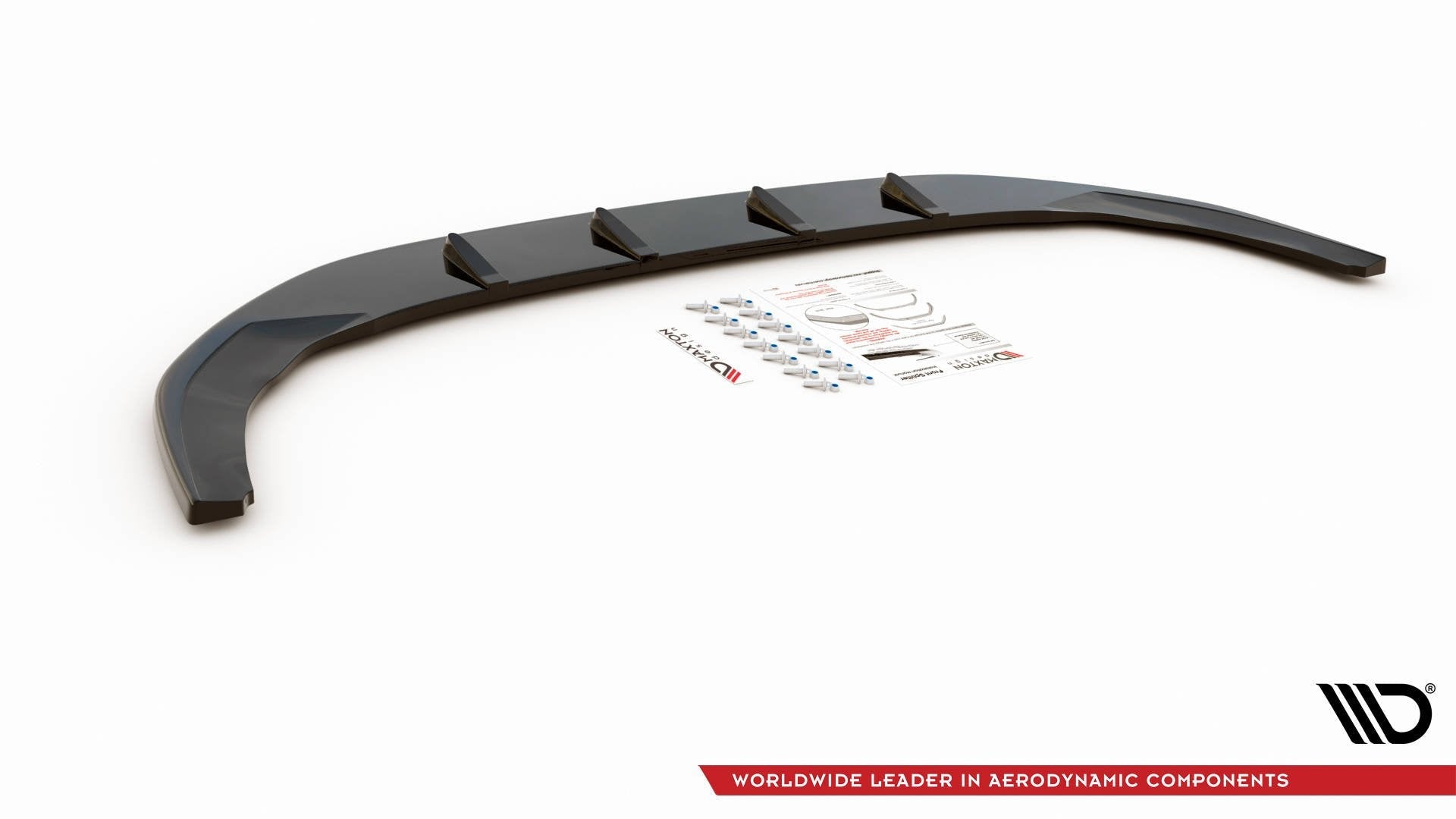 Prelungire splitter bara fata Volkswagen Golf 8 GTI 2020- v3 - Maxton Design