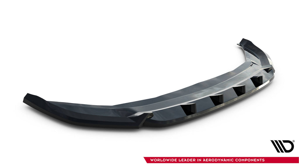 Prelungire splitter bara fata Volkswagen T-Roc R Mk1 2017-2021 v5 - Maxton Design