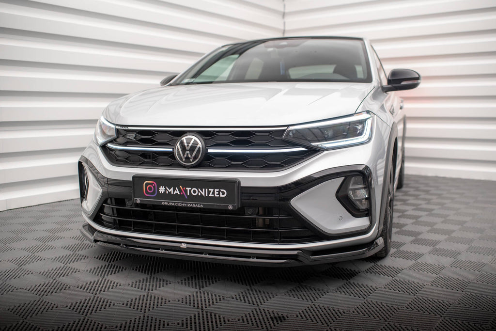 Prelungire splitter bara fata Volkswagen Taigo R-Line Mk1 2021- v1 - Maxton Design