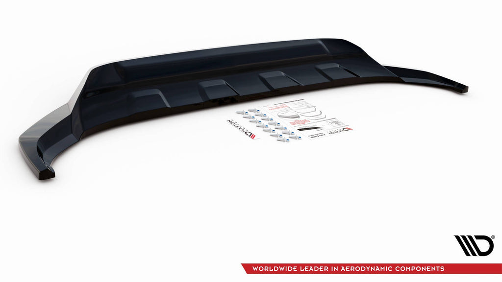 Prelungire splitter bara fata Volkswagen Touareg R-Line Mk3 2018- v1 - Maxton Design