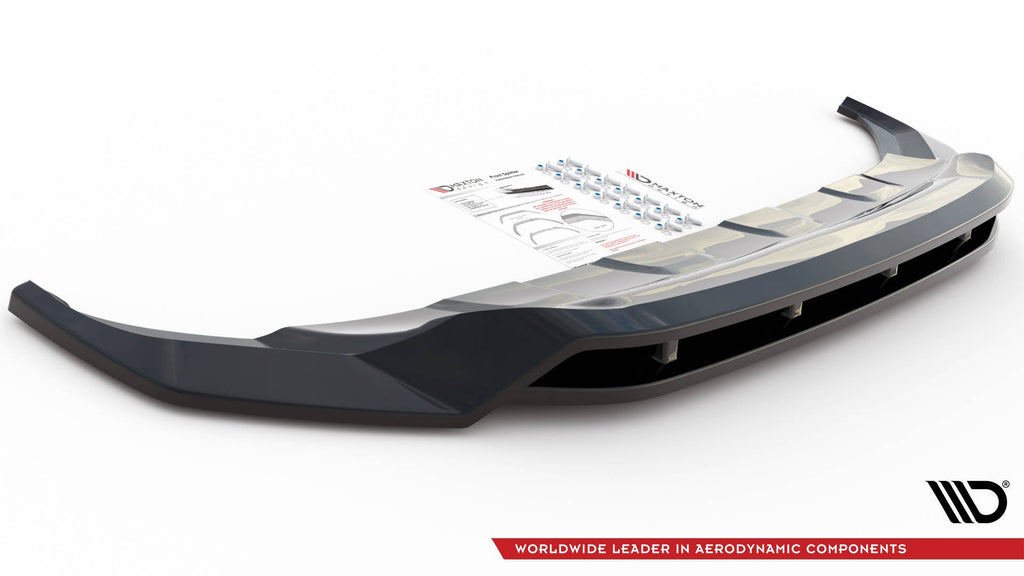 Prelungire splitter bara fata Volkswagen Touareg R-Line Mk3 2018- v1 - Maxton Design