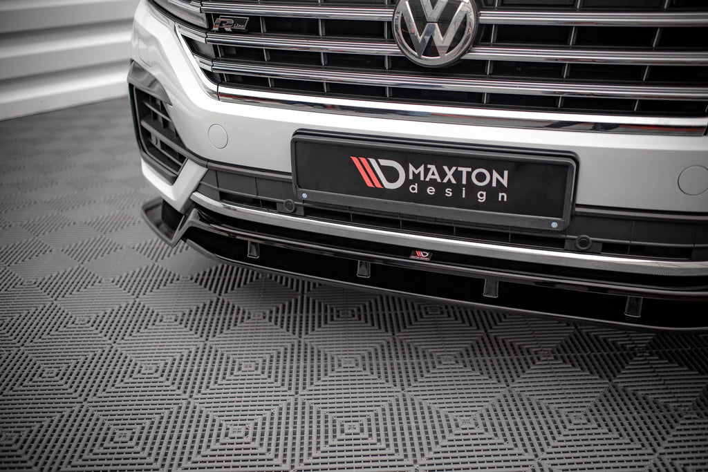 Prelungire splitter bara fata Volkswagen Touareg R-Line Mk3 2018- v1 - Maxton Design