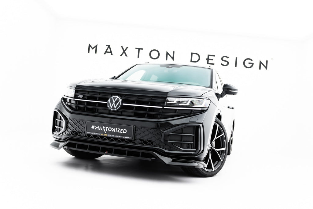 Prelungire splitter bara fata Volkswagen Touareg R-Line Mk3 Facelift 2023- v3 - Maxton Design