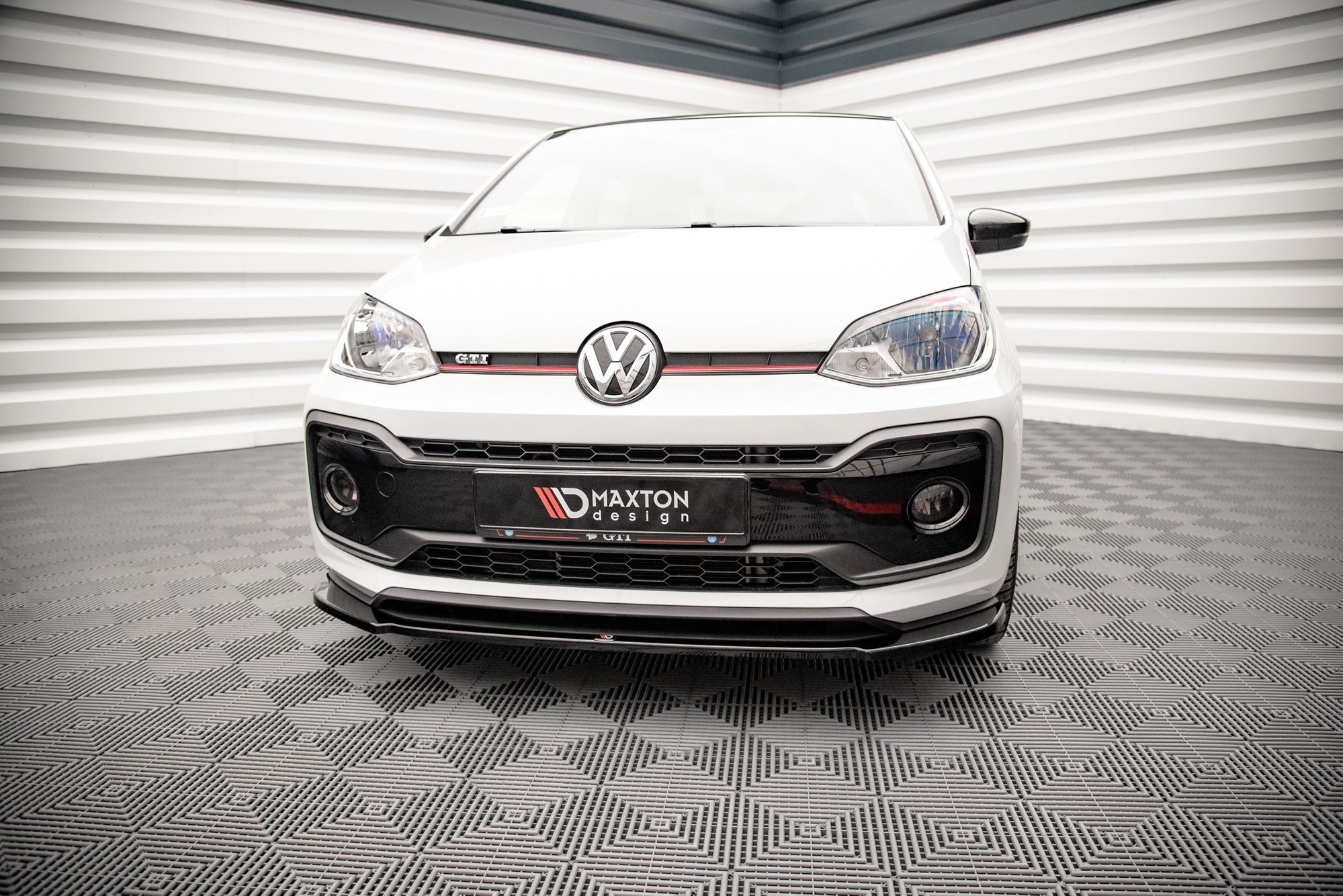 Prelungire splitter bara fata Volkswagen Up GTI 2018- v1 - Maxton Design