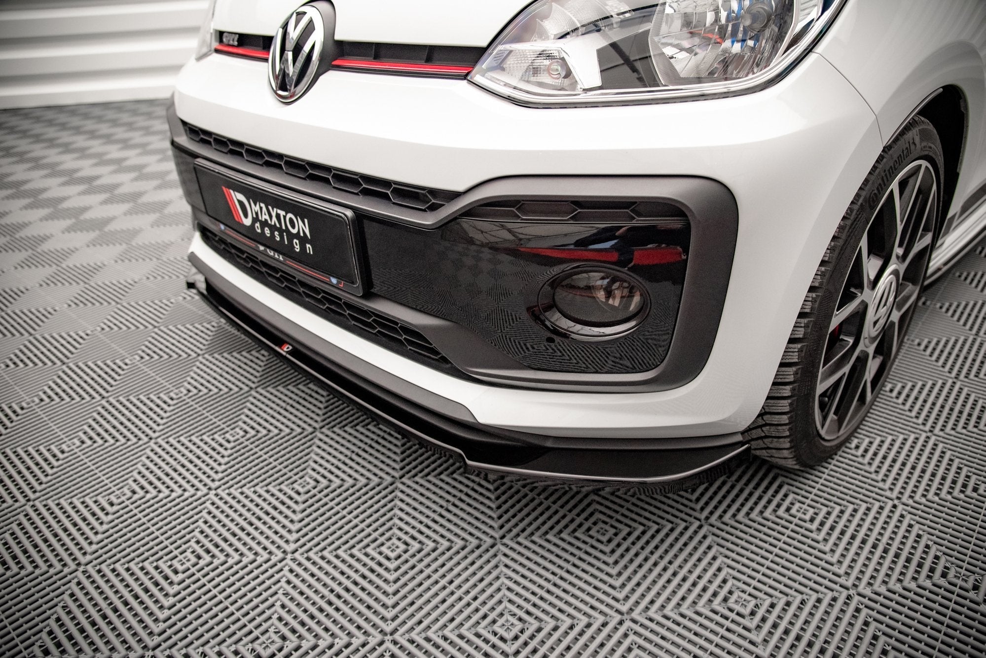 Prelungire splitter bara fata Volkswagen Up GTI 2018- v1 - Maxton Design