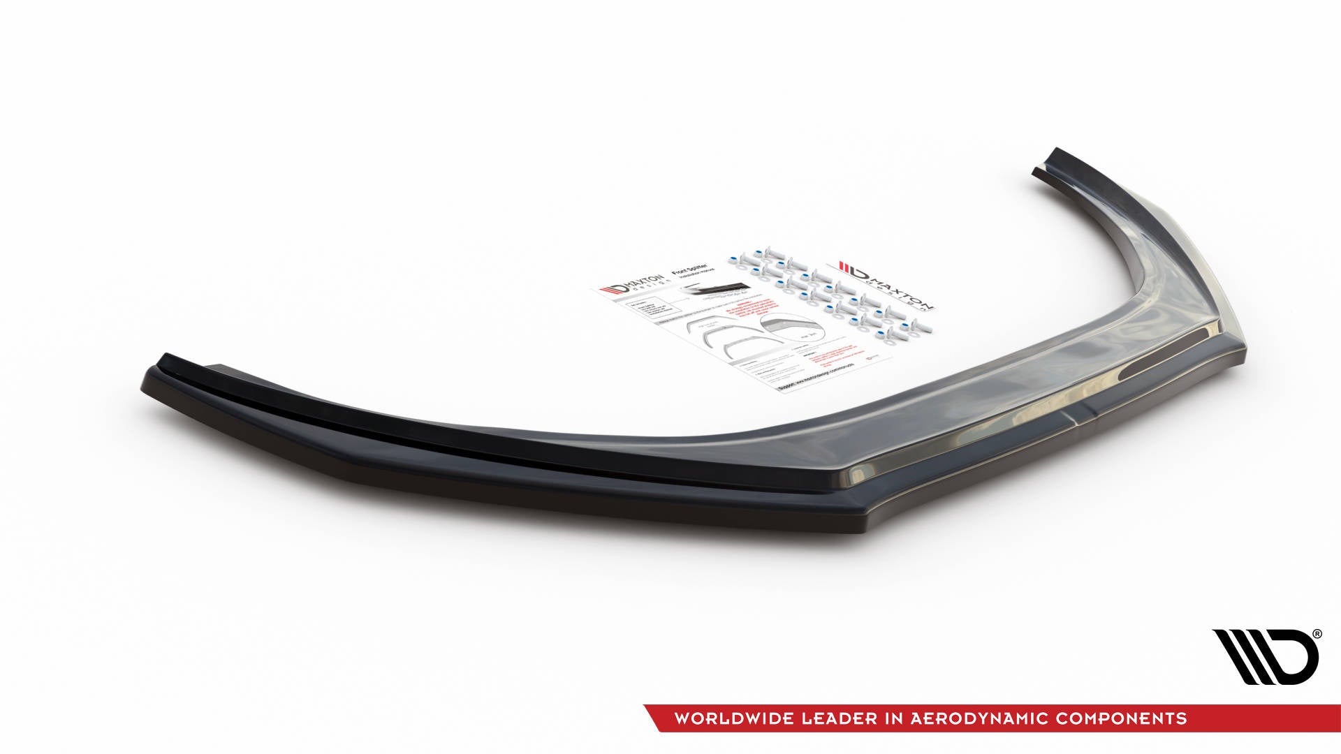 Prelungire splitter bara fata Volvo V40 2012-2019 v2 - Maxton Design