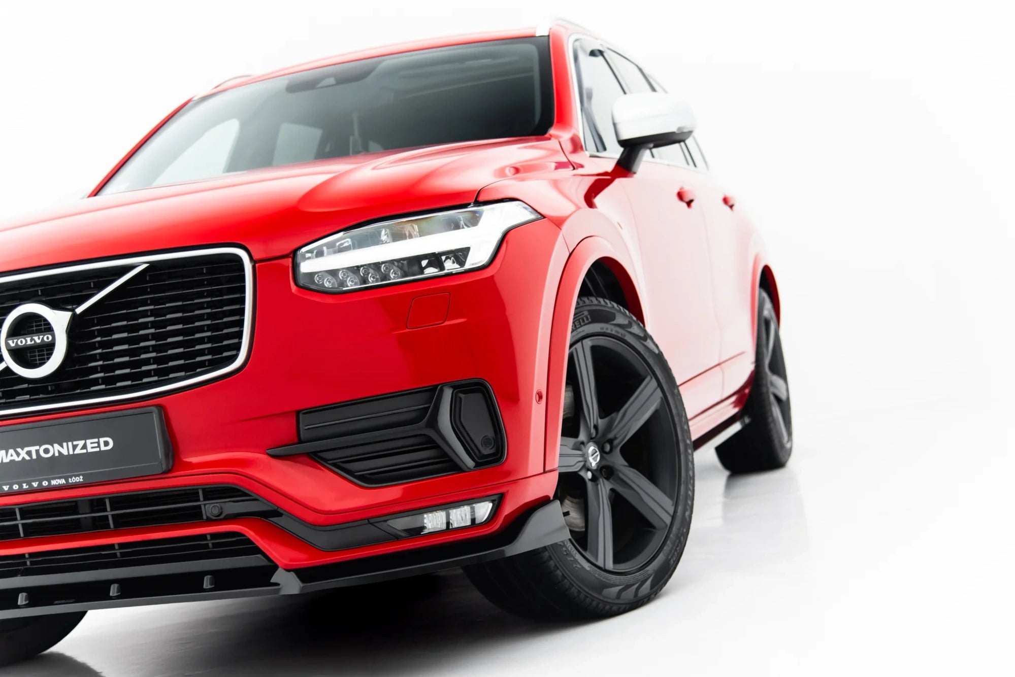 Prelungire splitter bara fata Volvo XC90 R-Design Mk2 - Maxton Design