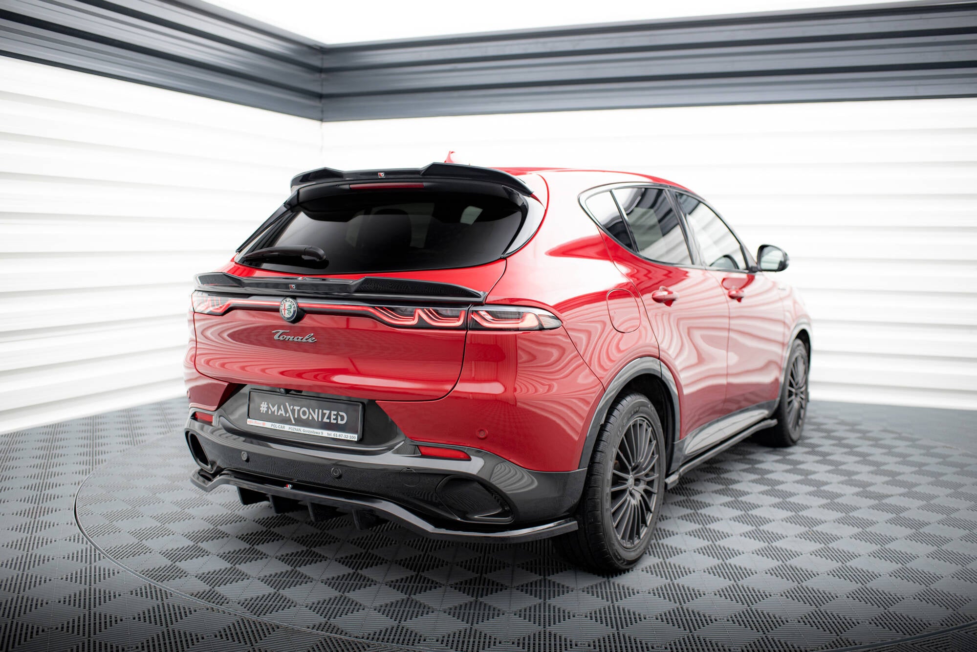 Eleron spoiler cap Alfa Romeo Tonale Mk1 2022- v2 - Maxton Design