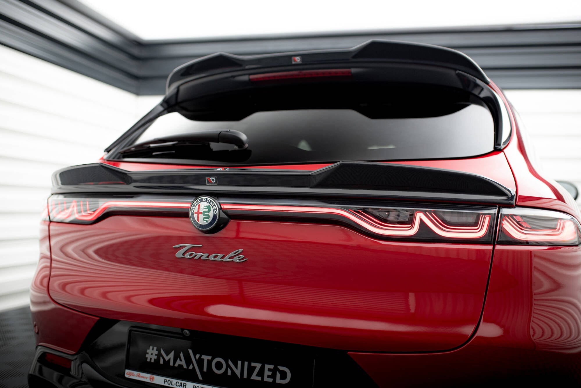 Eleron spoiler cap Alfa Romeo Tonale Mk1 2022- v2 - Maxton Design