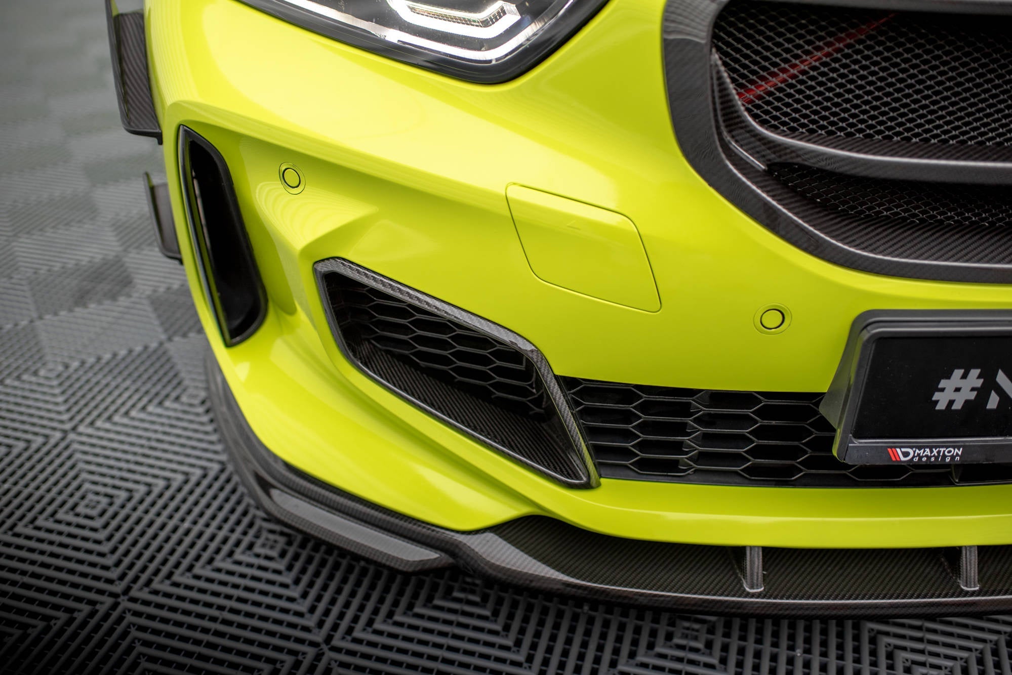 Aerisiri laterale bara fata Bmw Seria 1 F40 M-Pack M135i 2019- v1 - Maxton Design