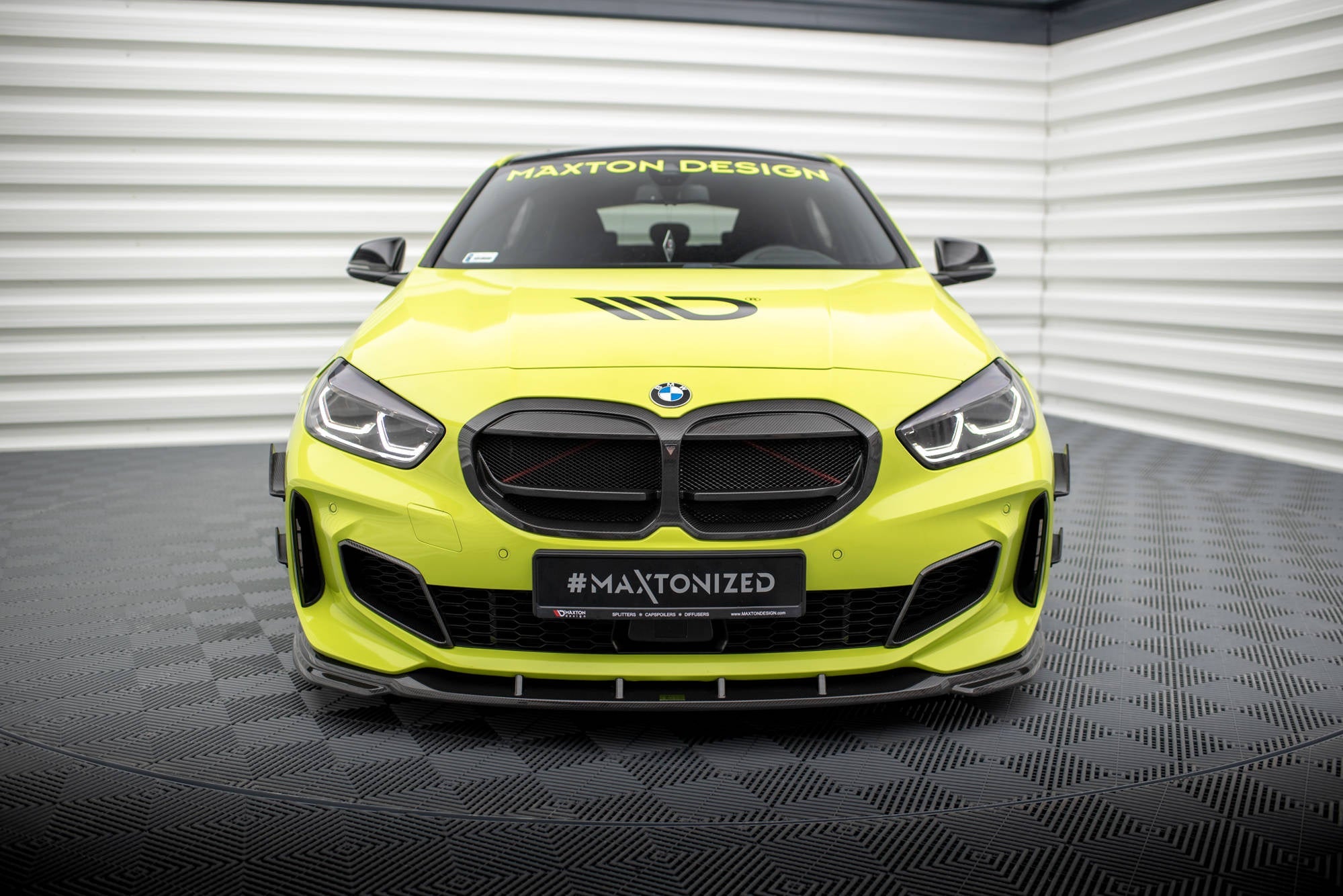 Aerisiri laterale bara fata Bmw Seria 1 F40 M-Pack M135i 2019- v1 - Maxton Design