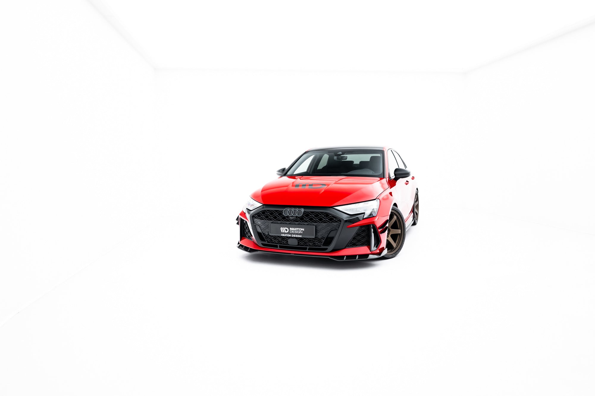 Prelungire splitter bara fata Audi RS3 Sedan 8Y Facelift 2024- v27 - Maxton Design
