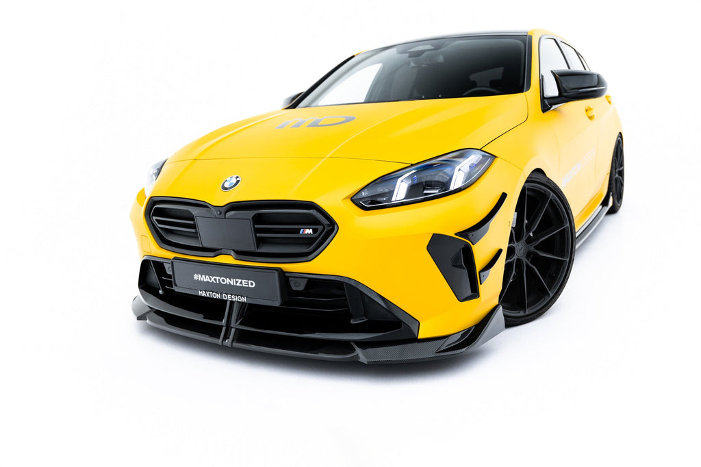 Prelungire splitter bara fata BMW M135i / 1 M-Pack F70 Prepreg Carbon - Maxton Design