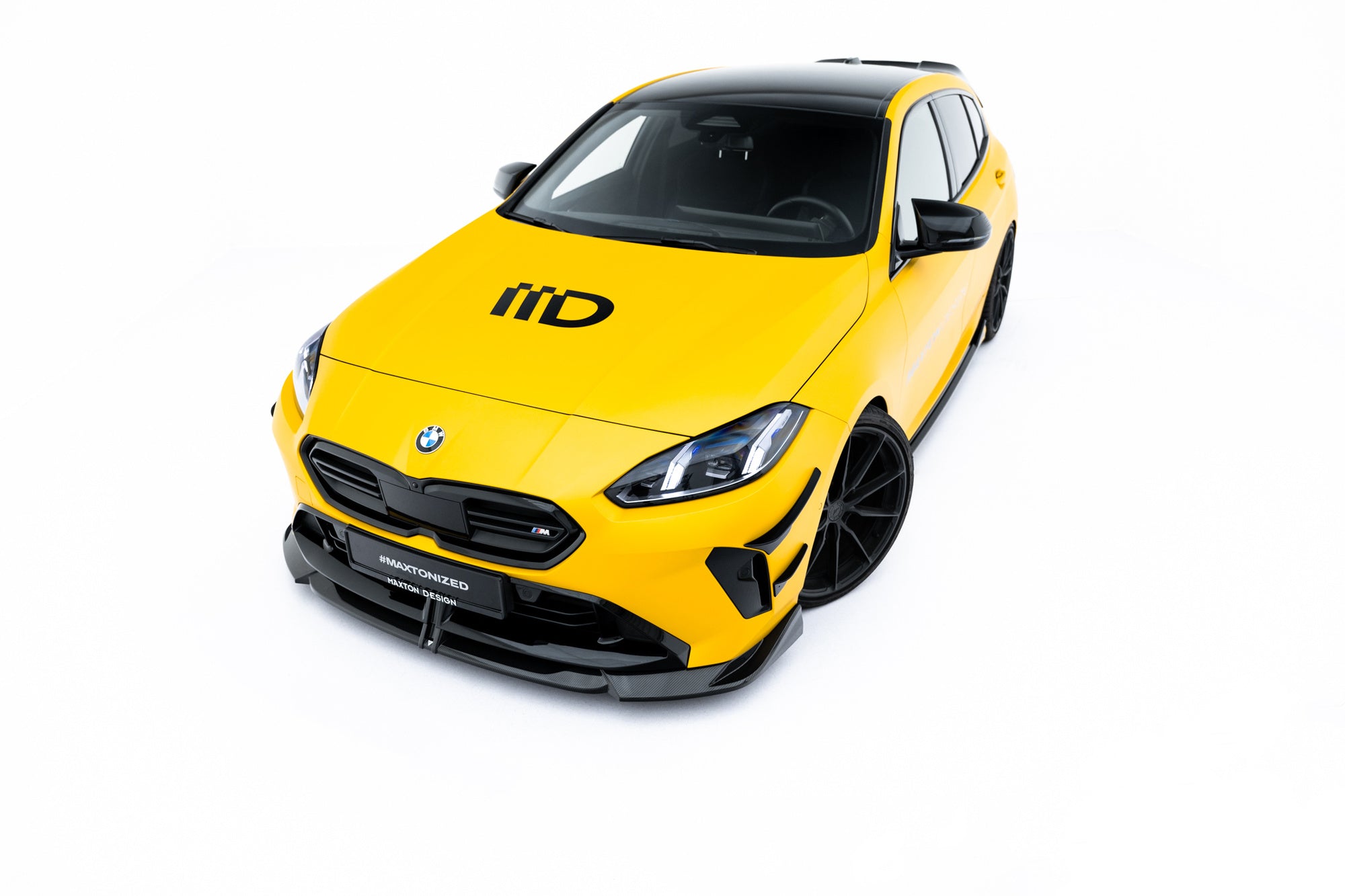 Prelungire splitter bara fata BMW M135i / 1 M-Pack F70 Prepreg Carbon - Maxton Design