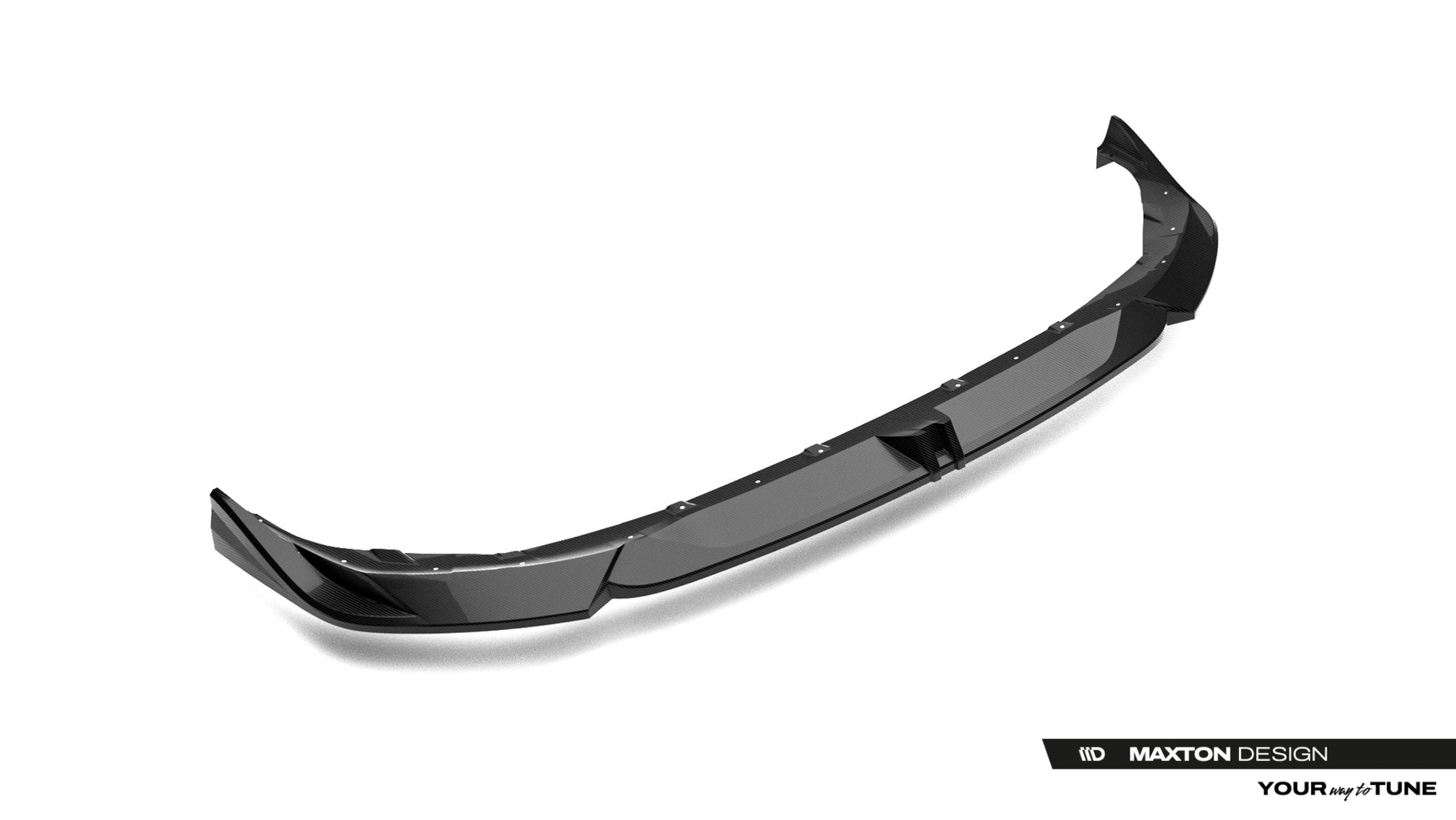 Prelungire splitter bara fata BMW M135i / 1 M-Pack F70 Prepreg Carbon - Maxton Design