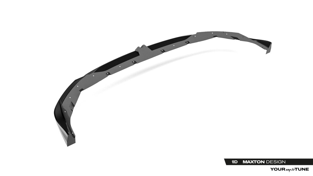 Prelungire splitter bara fata BMW M135i / 1 M-Pack F70 Prepreg Carbon - Maxton Design