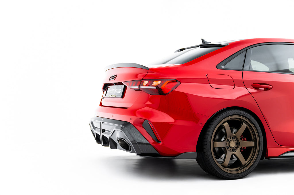 Eleron spoiler cap Audi RS3 / S3 / A3 S-Line / A3 Sedan 8Y Facelift 2020- v12 - Maxton Design