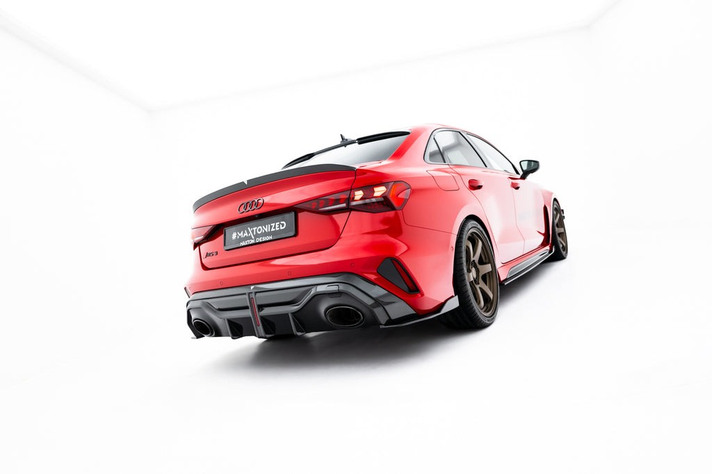 Eleron spoiler cap Audi RS3 / S3 / A3 S-Line / A3 Sedan 8Y Facelift 2020- v12 - Maxton Design