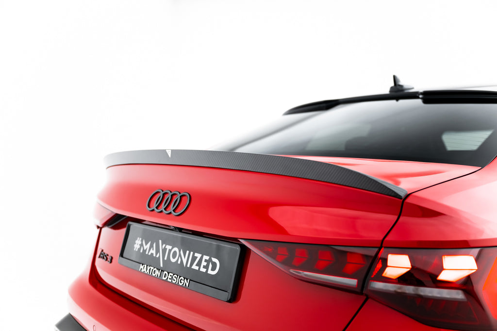 Eleron spoiler cap Audi RS3 / S3 / A3 S-Line / A3 Sedan 8Y Facelift 2020- v12 - Maxton Design